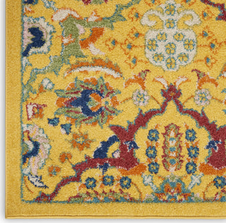 Nourison Allur ALR03 Yellow/Multi Area Rug Texture Image