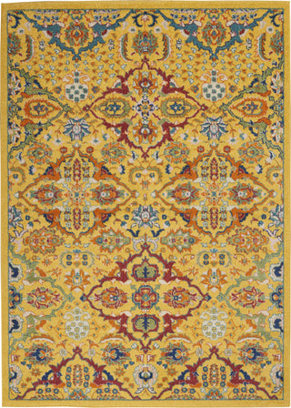 Nourison Allur ALR03 Yellow/Multi Area Rug Texture Image