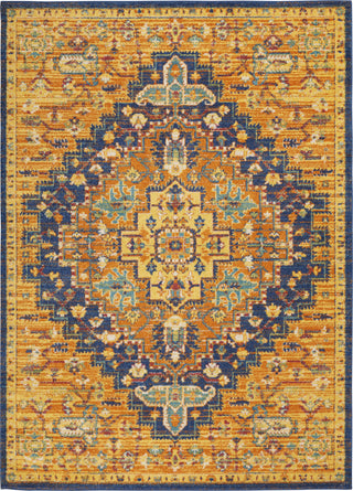 Nourison Allur ALR04 Orange Multicolor Area Rug