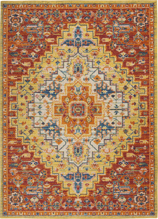 Nourison Allur ALR04 Red Multicolor Area Rug