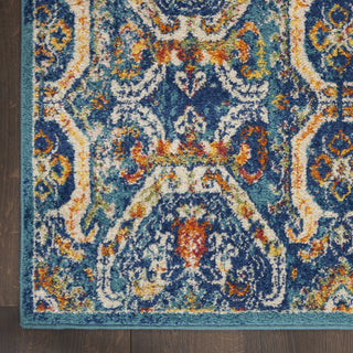 Nourison Allur ALR05 Blue Multicolor Area Rug