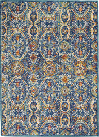 Nourison Allur ALR05 Blue Multicolor Area Rug