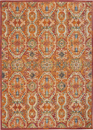 Nourison Allur ALR05 Red Multicolor Area Rug