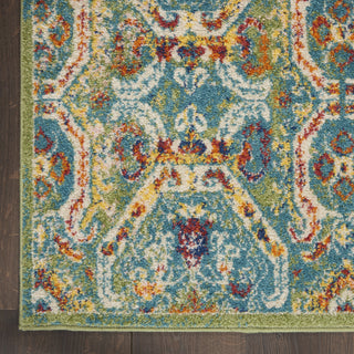 Nourison Allur ALR05 Turquoise Multicolor Area Rug