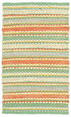 LR Resources Altair 03348 Jade Multi Hand Woven Area Rug 5' X 8'