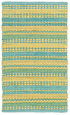 LR Resources Altair 03349 Blue/Yellow Hand Woven Area Rug 5' X 8'