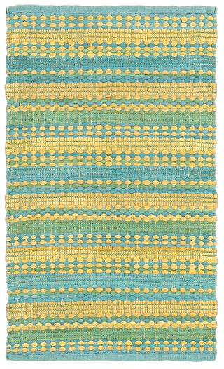 LR Resources Altair 03349 Blue/Yellow Hand Woven Area Rug 8' X 10'