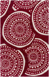 Alexandra ALX-1006 Red Hand Tufted Area Rug by Surya 5' X 7'6''
