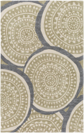 Alexandra ALX-1007 Green Hand Tufted Area Rug by Surya 5' X 7'6''