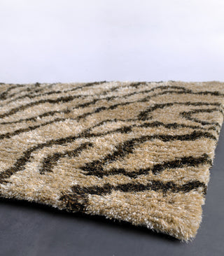Chandra Amazon AMA-5601 Tan/Brown Area Rug Corner Shot