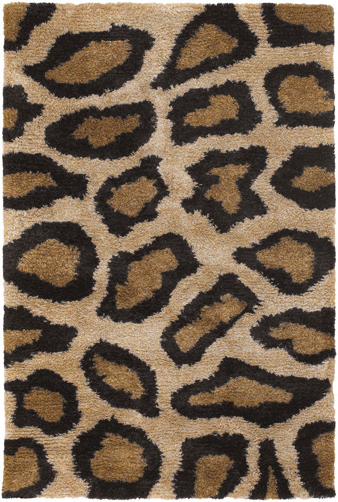 Chandra Amazon AMA-5602 Tan/Gold/Brown/Black Area Rug main image