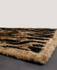 Chandra Amazon AMA-5603 Tan/Gold/Brown/Black Area Rug Corner Shot