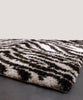 Chandra Amazon AMA-5604 White/Brown/Black Area Rug Corner Shot