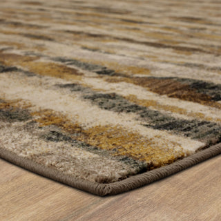 Karastan Expressions Amalgamate Gold Area Rug by Scott Living Lifestyle Image