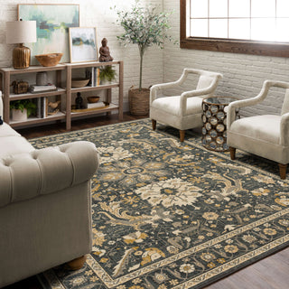 Karastan Bobby Berk (Series 3) Amara Denim Area Rug Lifestyle Image Feature