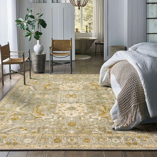 Karastan Bobby Berk (Series 1) Amara Willow Grey Area Rug Lifestyle Image Feature