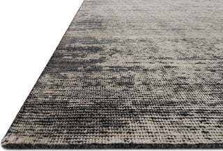 Loloi Amara AMM-02 Silver/Dark Grey Area Rug Round Image Feature