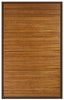 JazzyFloors Bamboo 0031 Contemporary Chocolate Area Rug main image