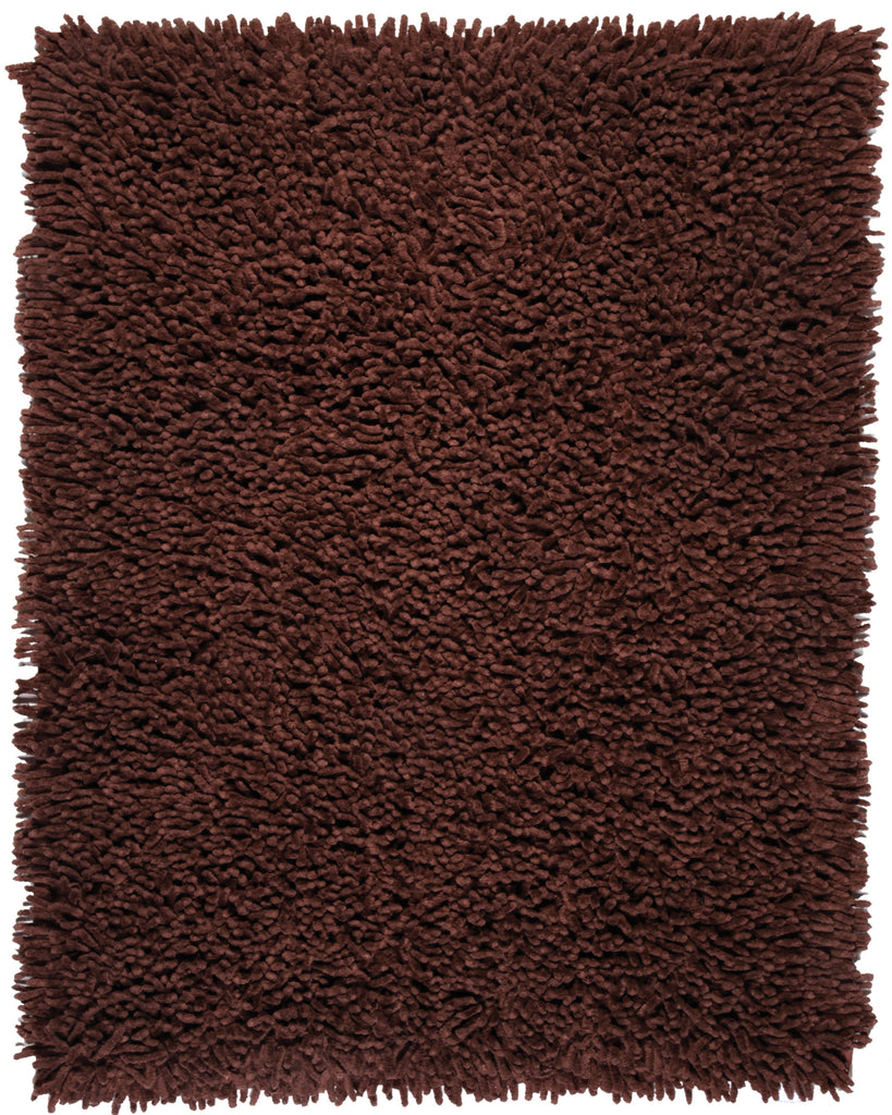 JazzyFloors Silky Shag 0650 Coffee Bean Area Rug main image