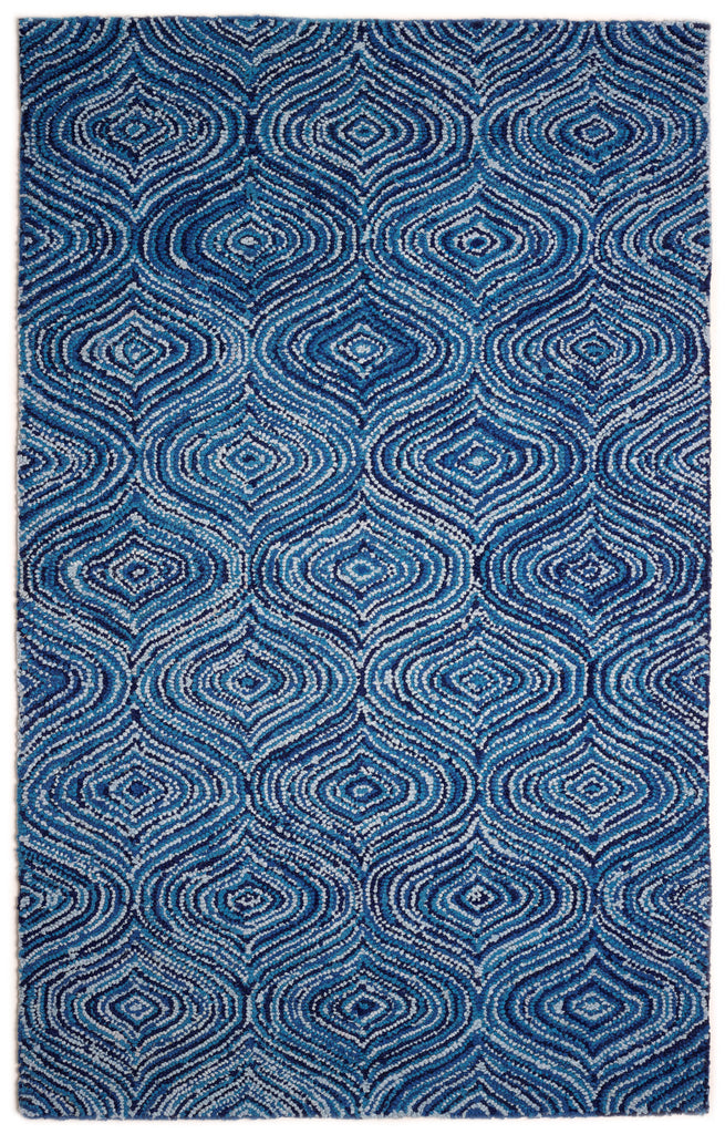 JazzyFloors Atlas 1007 Lantern Blue Skies Area Rug main image