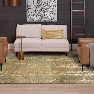 Karastan Touchstone Ambience Jadeite Area Rug by Virginia Langley Lifestyle Image