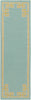 Surya Alameda AMD-1010 Aqua Area Rug by Beth Lacefield 2'6'' x 8' Runner