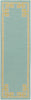 Surya Alameda AMD-1010 Aqua Area Rug by Beth Lacefield 2'6'' X 8' Runner
