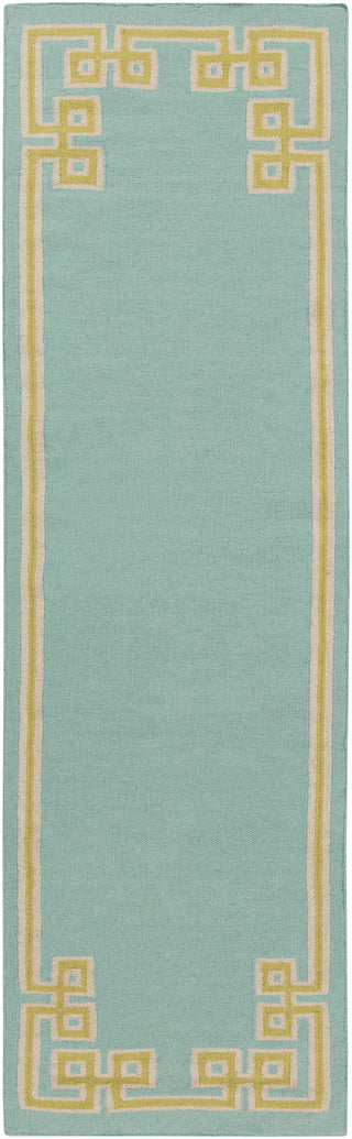 Surya Alameda AMD-1010 Aqua Area Rug by Beth Lacefield 2'6'' X 8' Runner