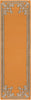 Surya Alameda AMD-1016 Burnt Orange Area Rug by Beth Lacefield 2'6'' X 8' Runner