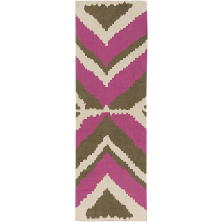 Surya Alameda AMD-1025 Hot Pink Area Rug by Beth Lacefield 2'6'' x 8' Runner