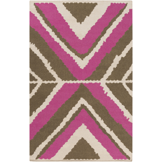 Surya Alameda AMD-1025 Hot Pink Area Rug by Beth Lacefield 5' x 8'