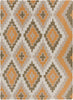 Surya Alameda AMD-1030 Burnt Orange Area Rug by Beth Lacefield 
