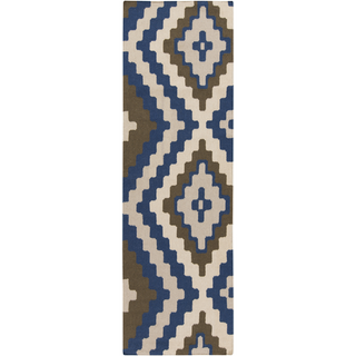 Surya Alameda AMD-1047 Cobalt Area Rug by Beth Lacefield 2'6'' x 8' Runner