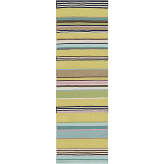 Surya Alameda AMD-1053 Lime Area Rug by Beth Lacefield 2'6'' x 8' Runner