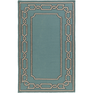 Surya Alameda AMD-1057 Teal Area Rug by Beth Lacefield 5' x 8'