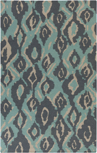 Surya Alameda AMD-1063 Teal Area Rug by Beth Lacefield 