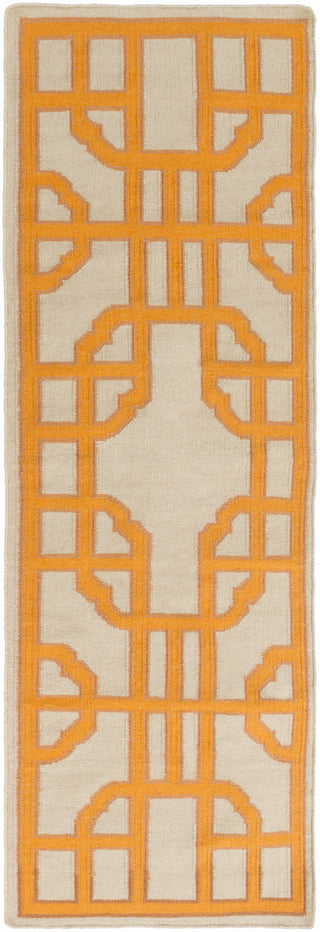 Surya Alameda AMD-1067 Burnt Orange Hand Woven Area Rug by Beth Lacefield 2'6'' X 8' Runner