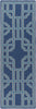 Surya Alameda AMD-1071 Cobalt Area Rug by Beth Lacefield 2'6'' x 8' Runner