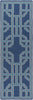 Surya Alameda AMD-1071 Cobalt Area Rug by Beth Lacefield 2'6'' X 8' Runner