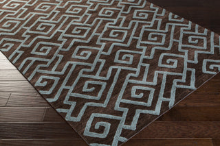 Surya Ameila AME-2240 Teal Hand Tufted Area Rug Corner Shot