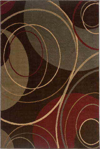 Oriental Weavers Amelia 662K6 Brown/Red Area Rug main image