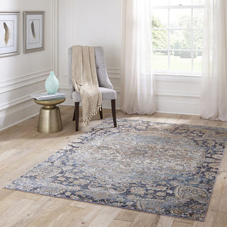 Momeni Amelia AM-01 Navy Area Rug Room Scene Feature