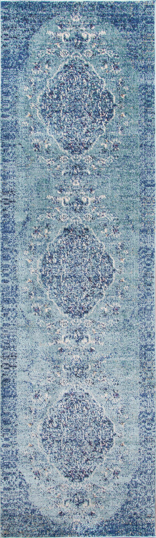 Momeni Amelia AM-02 Denim Area Rug Runner