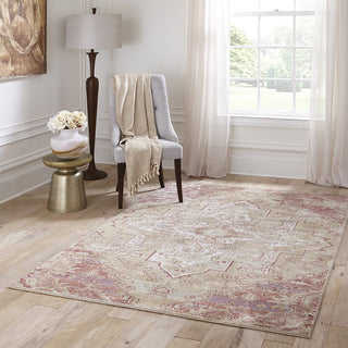 Momeni Amelia AM-03 Rose Area Rug Room Scene Feature