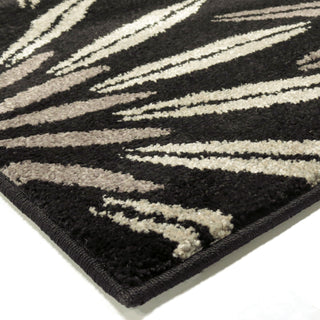 Orian Rugs American Classics Anchorage Black Area Rug Corner Shot