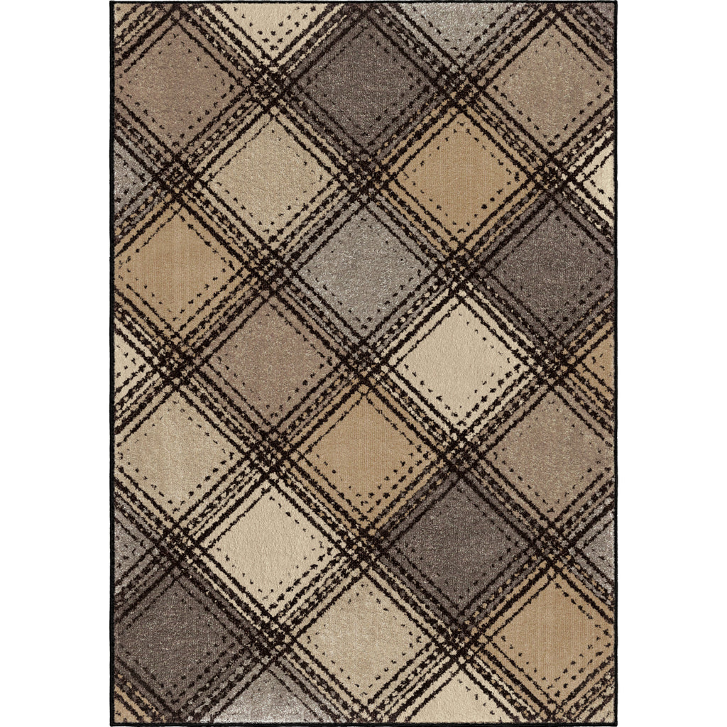 Orian Rugs American Classics Wilkes Plaid Gray Area Rug main image