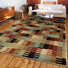 Orian Rugs American Classics Wichita Red Multi Area Rug Room Scene