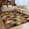 Orian Rugs American Classics Wichita Red Multi Area Rug Room Scene Feature