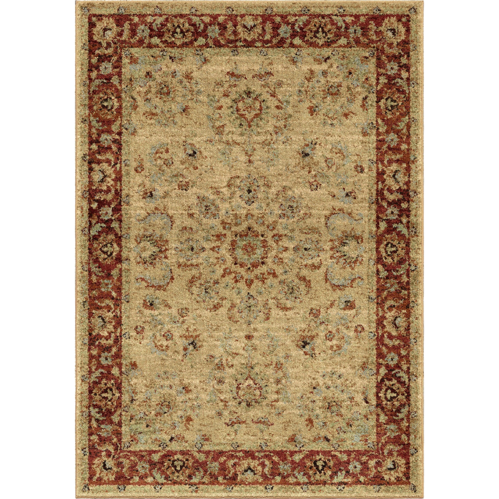 Orian Rugs American Classics Chevron Paisley Multi Area Rug ...