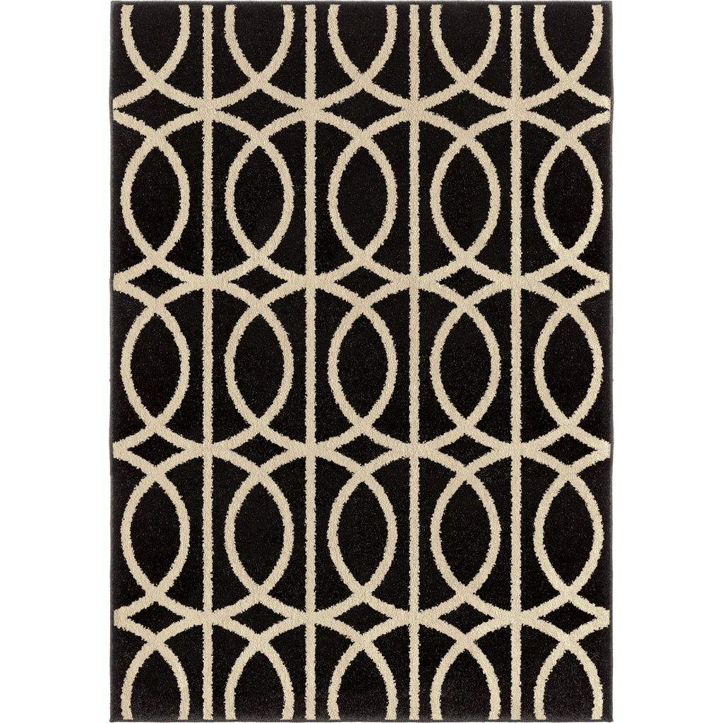 Orian Rugs American Classics Irvine Black Area Rug main image